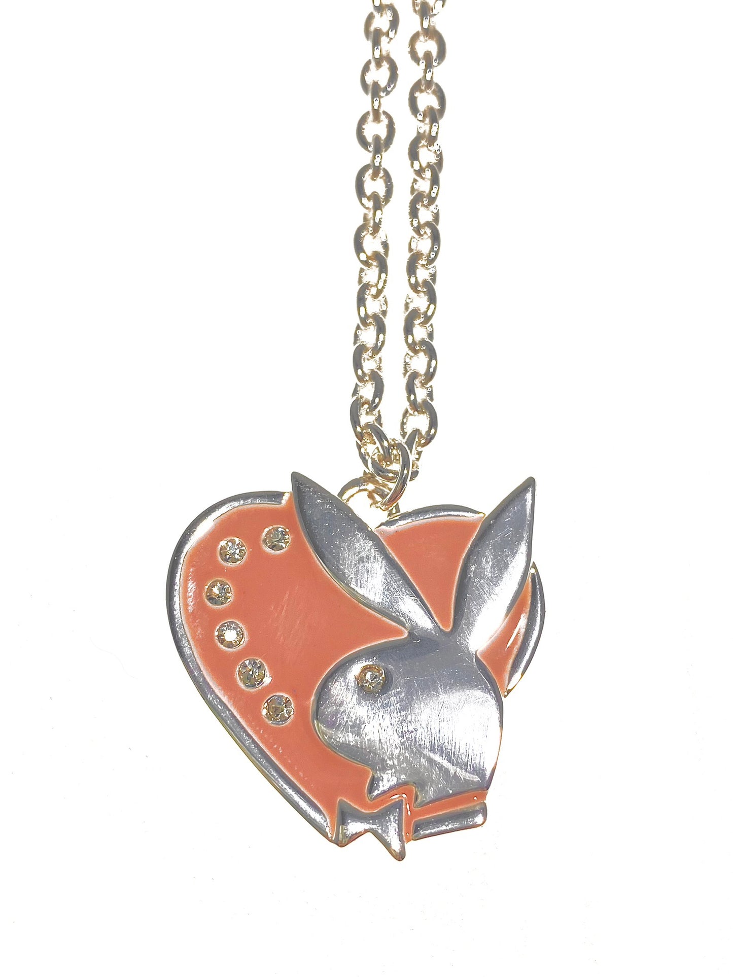 Playboy Heart Necklace Stainless Steel