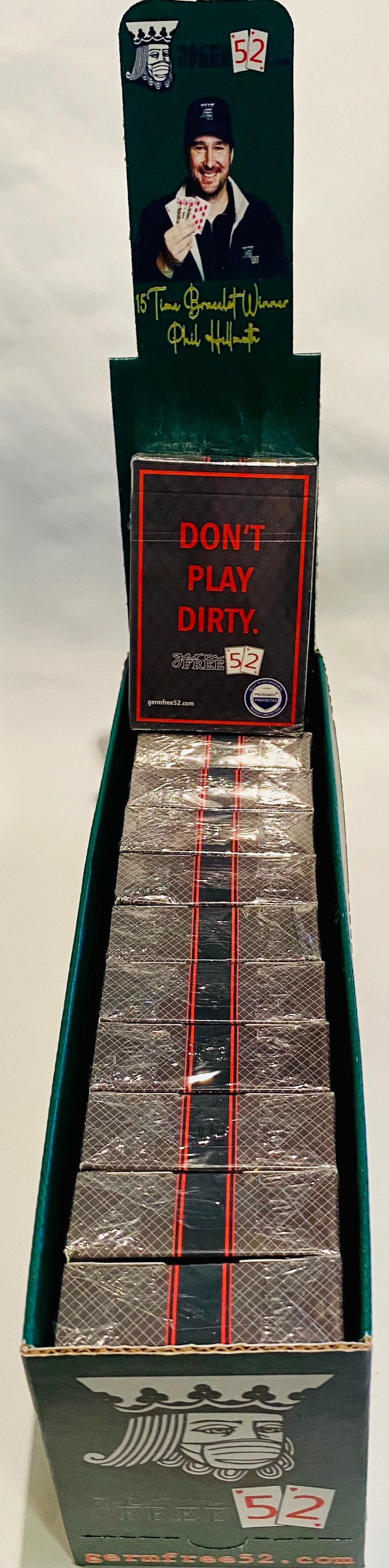 Casino Grade Playing Cards Germ Free Antimicrobial  Bridge w/ Microban®12 Decks