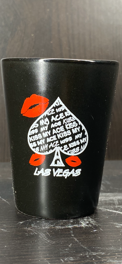 Shot Glass Las Vegas Black