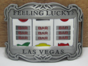 Belt Buckle Feeling Lucky Las Vegas