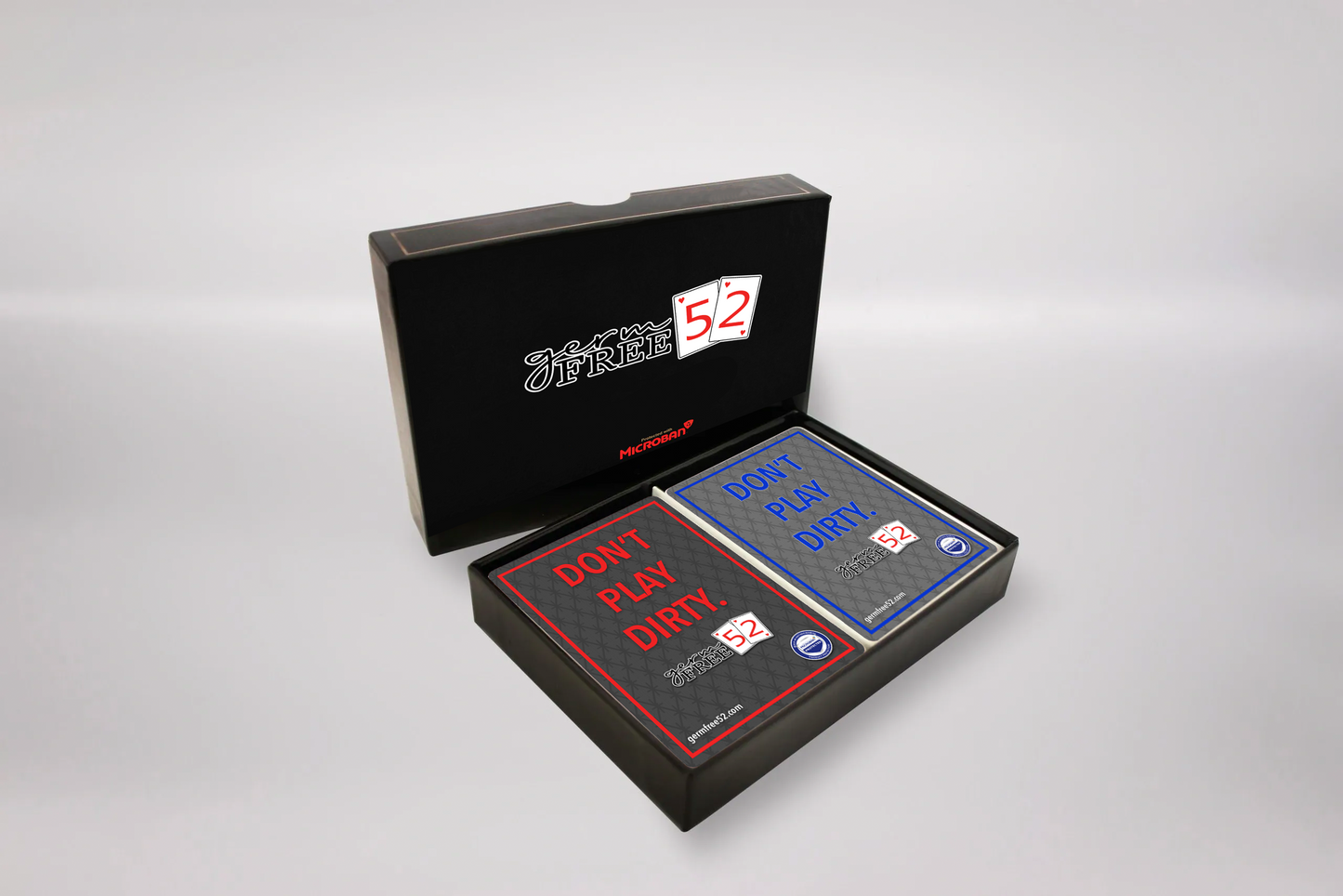 Casino Grade Playing Cards Poker Cards 2 deck Box Set  Casino Microban Protected