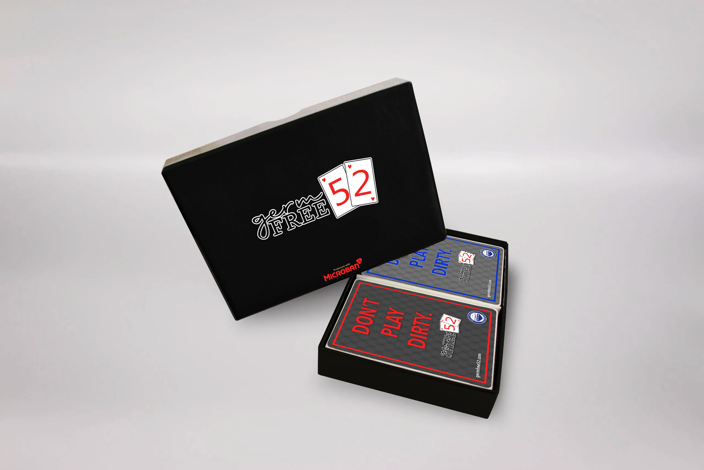 Casino Grade Playing Cards Poker Cards 2 deck Box Set  Casino Microban Protected