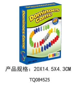 Desktop And Travel Games Rainbow Dominoes Game
