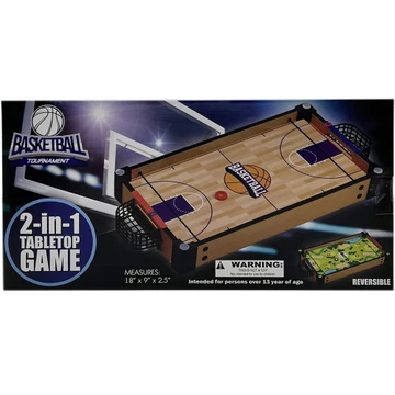 Desktop & Travel 2 IN 1 Table Game with Golf & Basketball germfree
