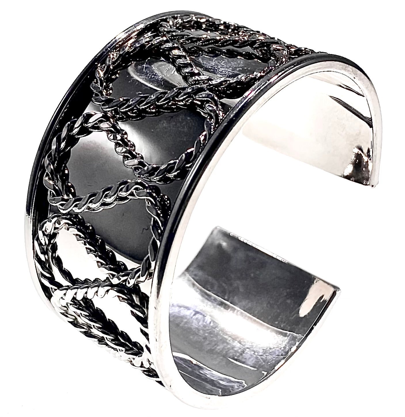 Jewelry High Polished Stainless Steel Fashion Ring Women's