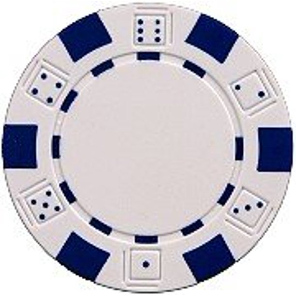 Casino Clay Poker Chips 11.5 Gram Set of 25 White from germfree